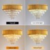 The light of this modern chandelier is very attractive