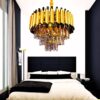 400 MM Golden Black Chandelier Ceiling lamp